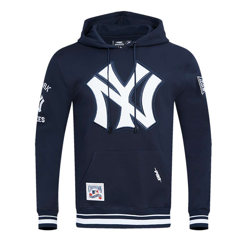 New York Yankees Pro Standard Cooperstown Collection Retro Old English Pullover  Sweatshirt - Cream