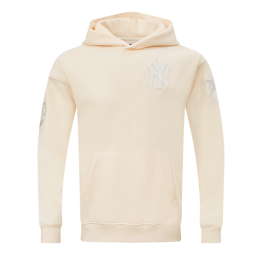 MLB NEW YORK YANKEES NEUTRAL DROP SHOULDER MEN S PO HOODIE EGGSHELL Pro Standard