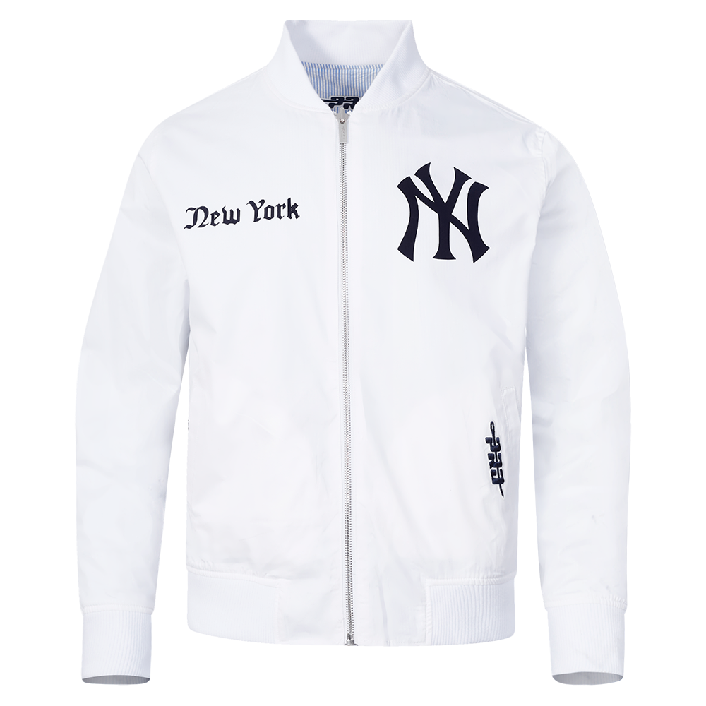 MLB NEW YORK YANKEES COUNTRY CLUB MEN'S SEERSUCKER JACKET (SEERSUCKER BLUE)