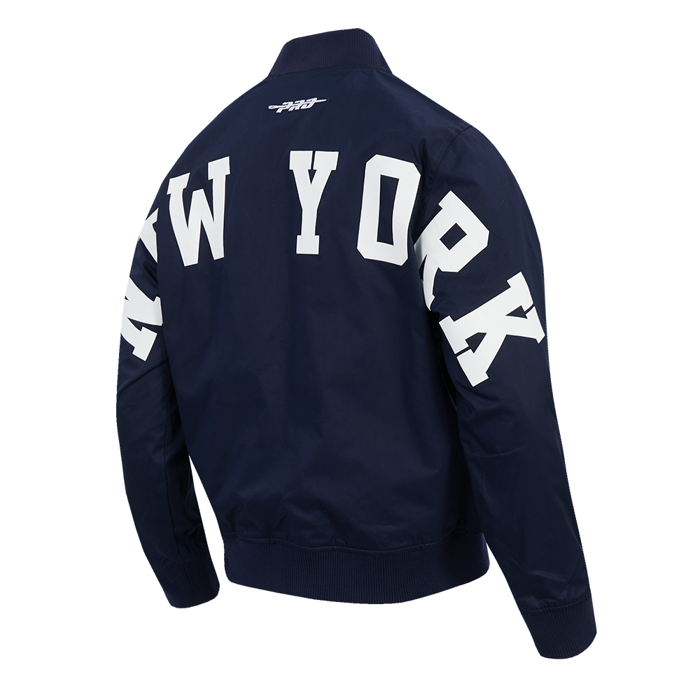 MLB NEW YORK YANKEES WINGSPAN MEN'S TWILL JACKET (MIDNIGHT NAVY)