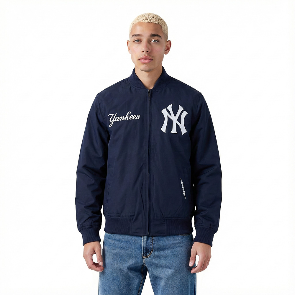 MLB NEW YORK YANKEES WINGSPAN MEN'S TWILL JACKET (MIDNIGHT NAVY)