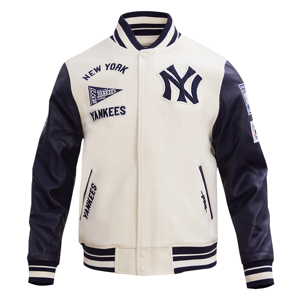 Wool/Leather New York Yankees Retro Classic Varsity Jacket