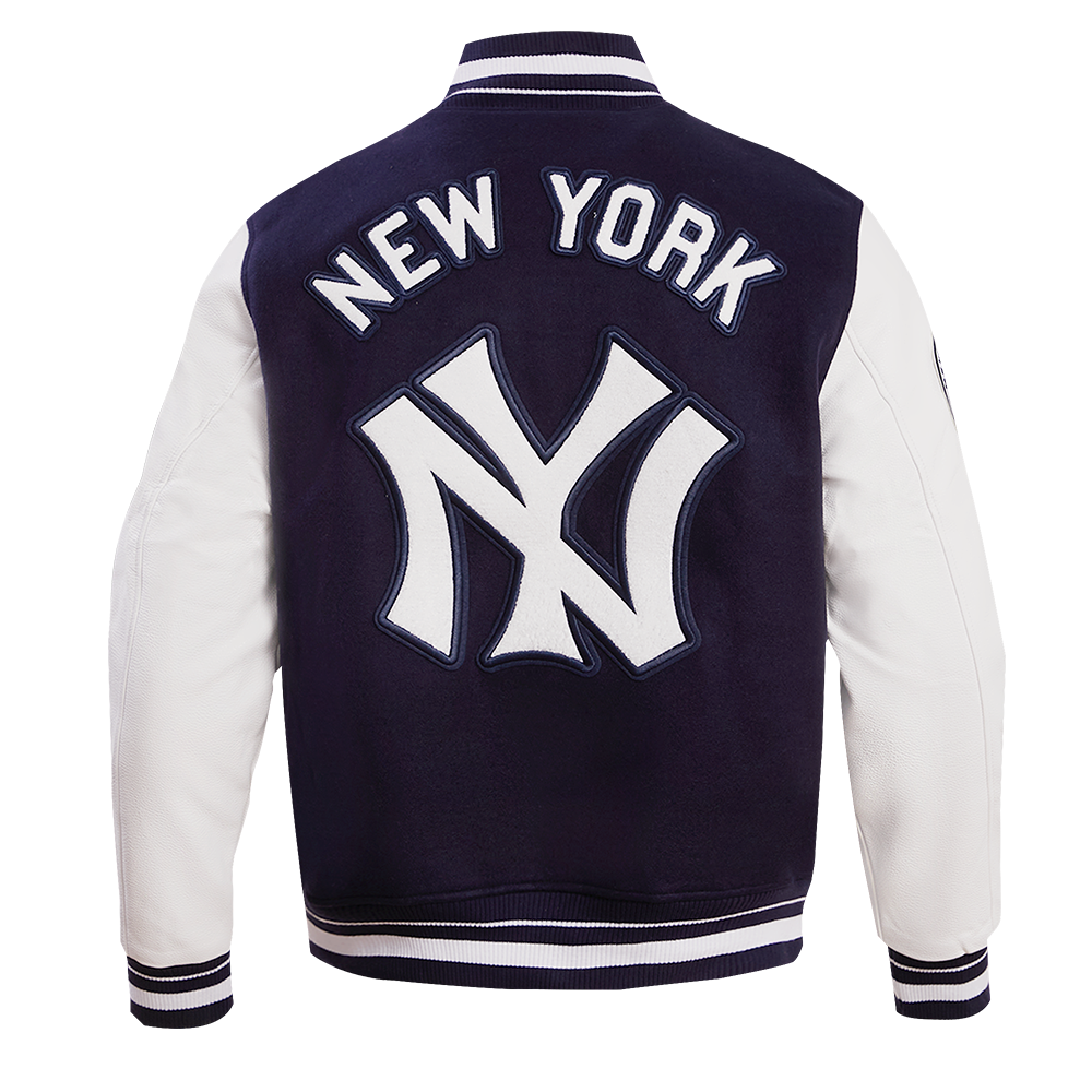 MLB NEW YORK YANKEES RETRO CLASSIC MEN'S RIB WOOL VARSITY JACKET (MIDN –  Pro Standard