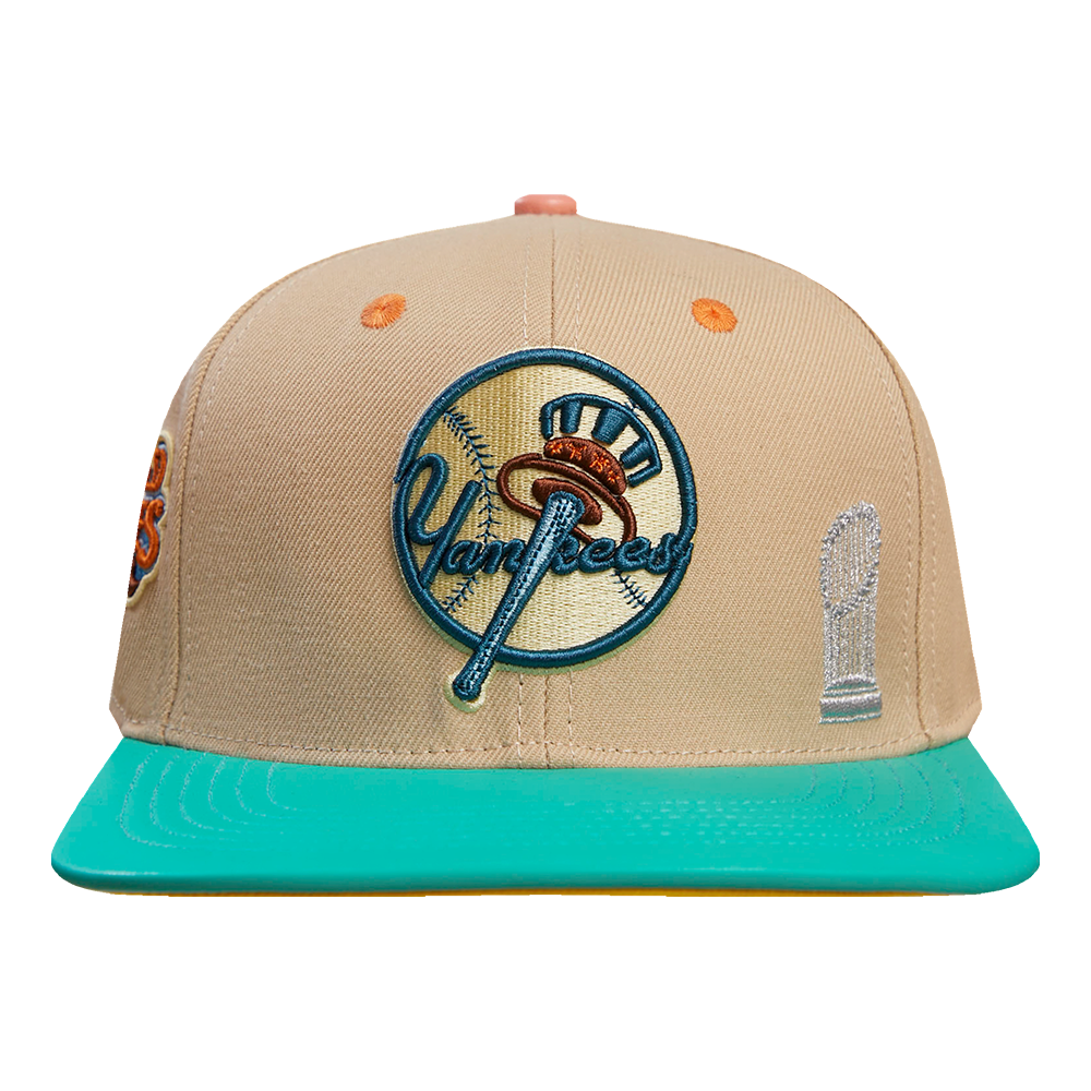 MLB NEW YORK YANKEES RETRO STRAPBACK KHAKI MINT Pro Standard
