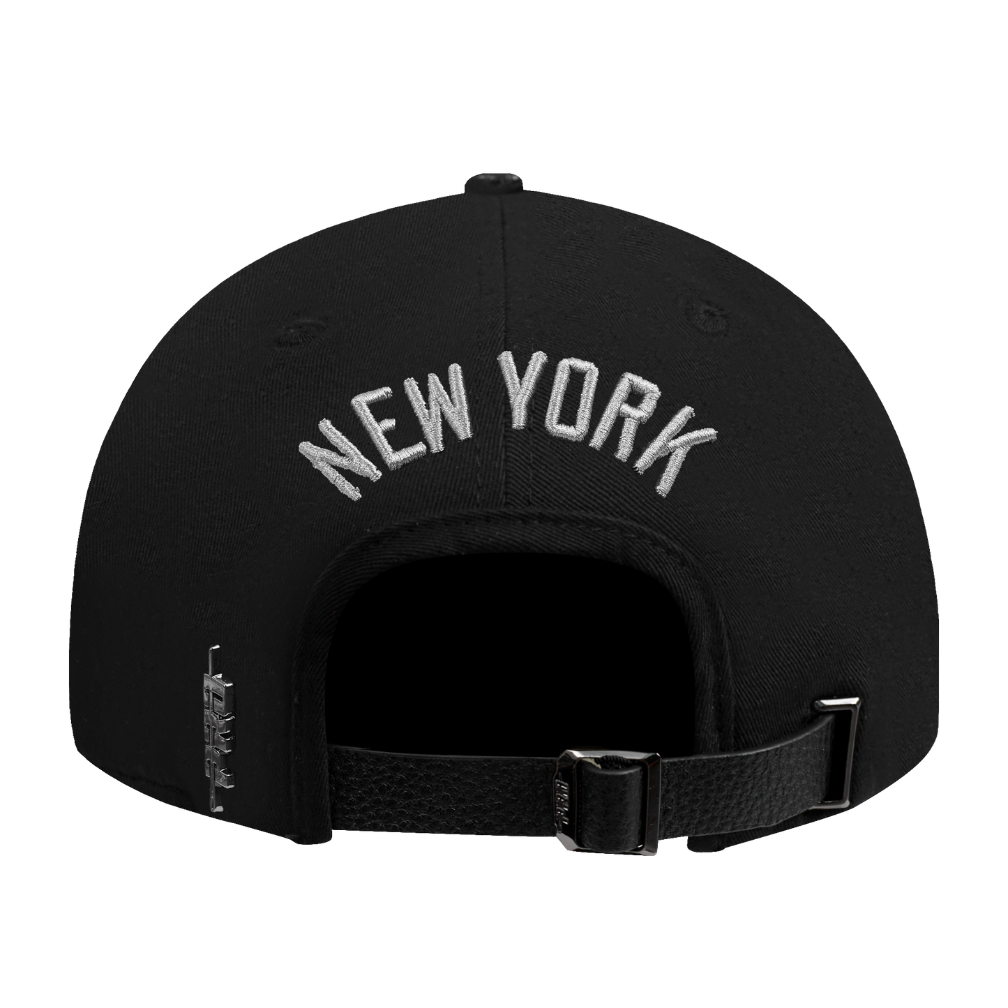 NEW YORK YANKEES REVERSE FRENCH TERRY WOOL BLEND PRO SIX STR (EGGSHELL/ BLACK)