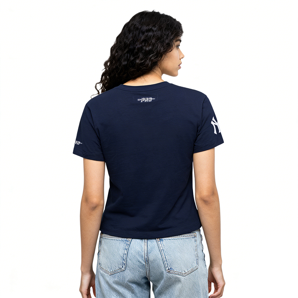 MLB NEW YORK YANKEES LEGACY WOMEN'S SJ SLIM FIT TEE (MIDNIGHT NAVY)