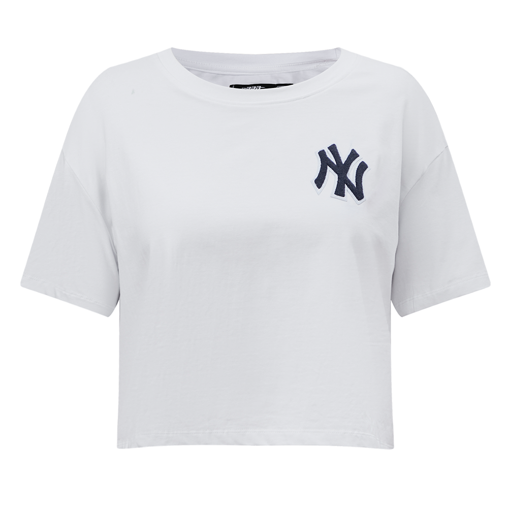 Pro Standard New York Yankees Crop Tee - Navy - X-Large