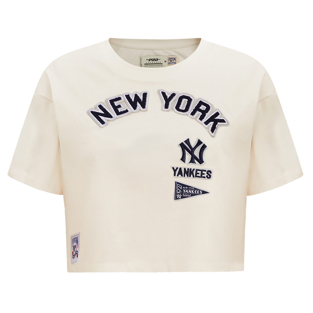 MLB NEW YORK YANKEES RETRO CLASSIC WOMEN´S BOXY TEE (EGGSHELL)