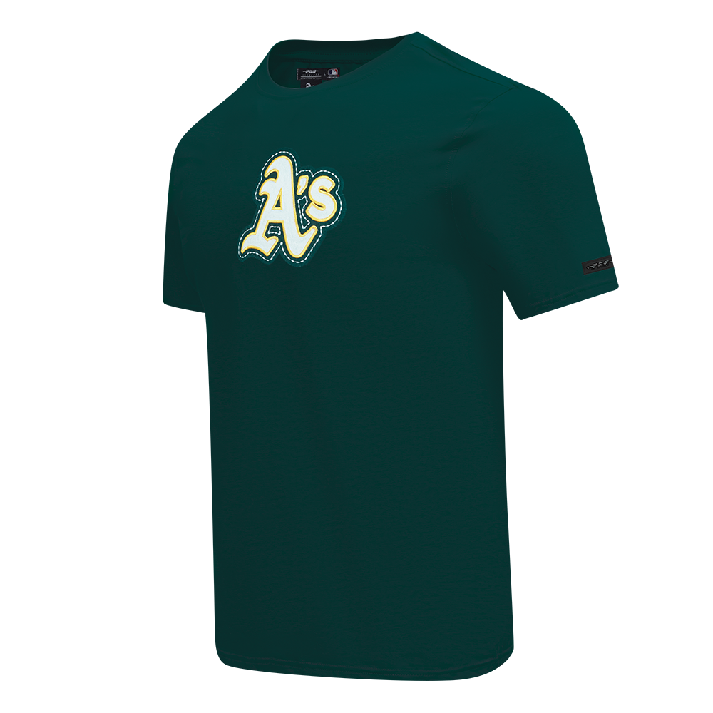 OAKLAND ATHLETICS REBEL ATHLETICS MEN'S SJ TEE (FOREST GREEN)