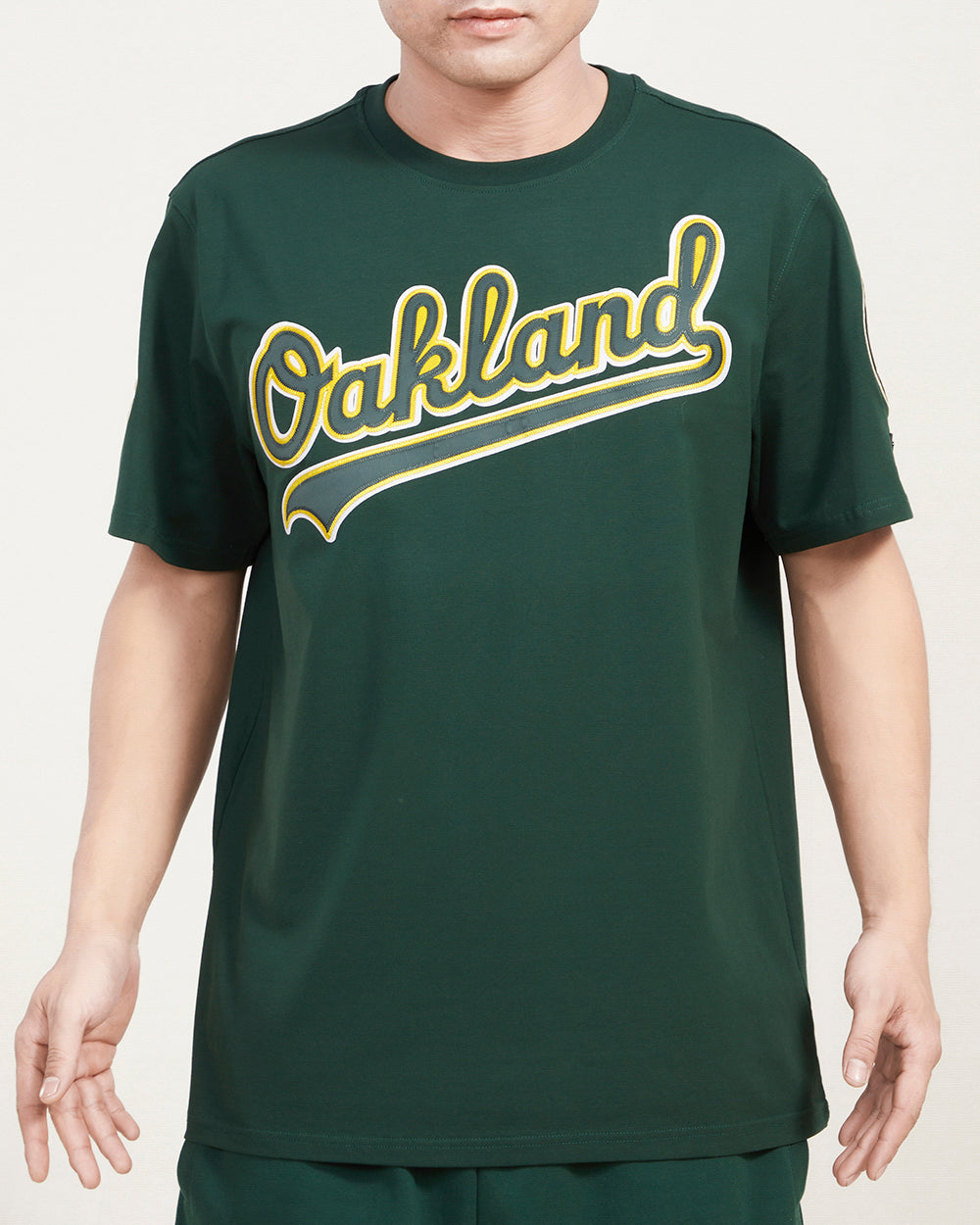 Youth Stitches Gray/Green Oakland Athletics Team Jersey