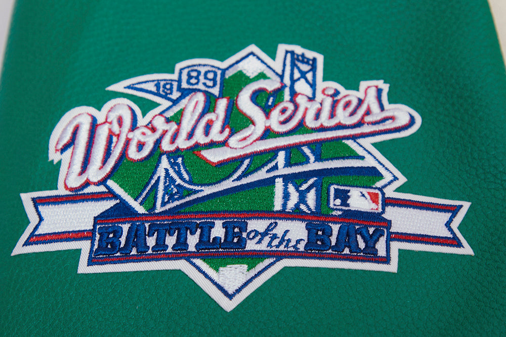 MLB OAKLAND ATHLETICS RETRO CLASSIC MEN´S RIB WOOL VARSITY JACKET