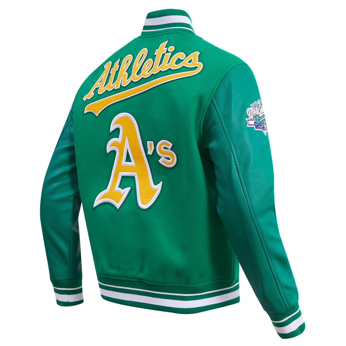 OAKLAND ATHLETICS RETRO CLASSIC SJ STRIPED TEE (KELLY GREEN) – Pro