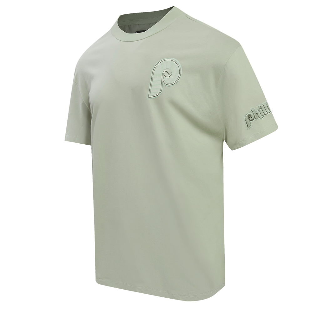 MLB PHILADELPHIA PHILLIES NEUTRAL MEN'S DROP SHOULDER TOP (MOSS)