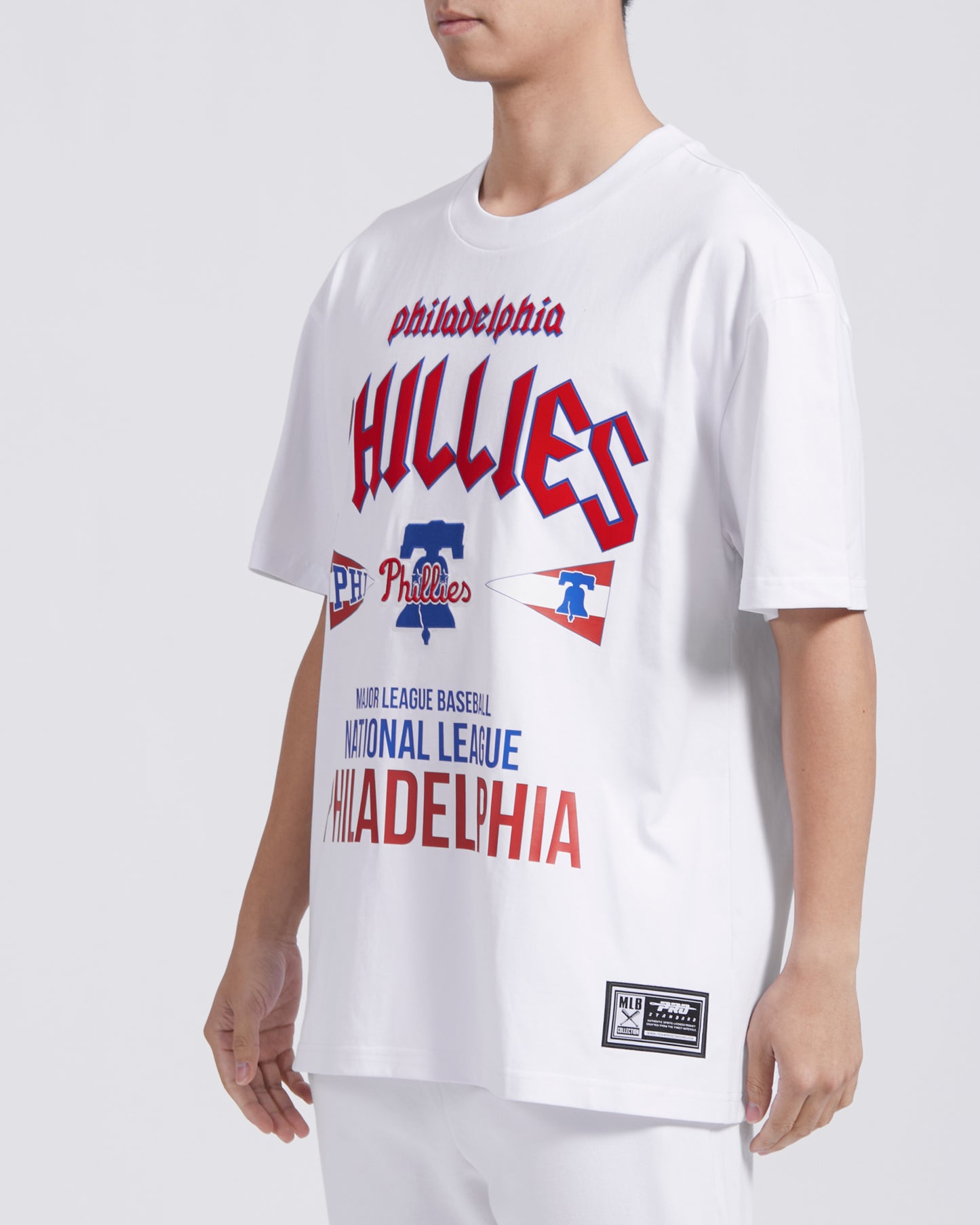 MLB PHILADELPHIA PHILLIES CITY TOUR CJ DROP SHOULDER TEE (WHITE)