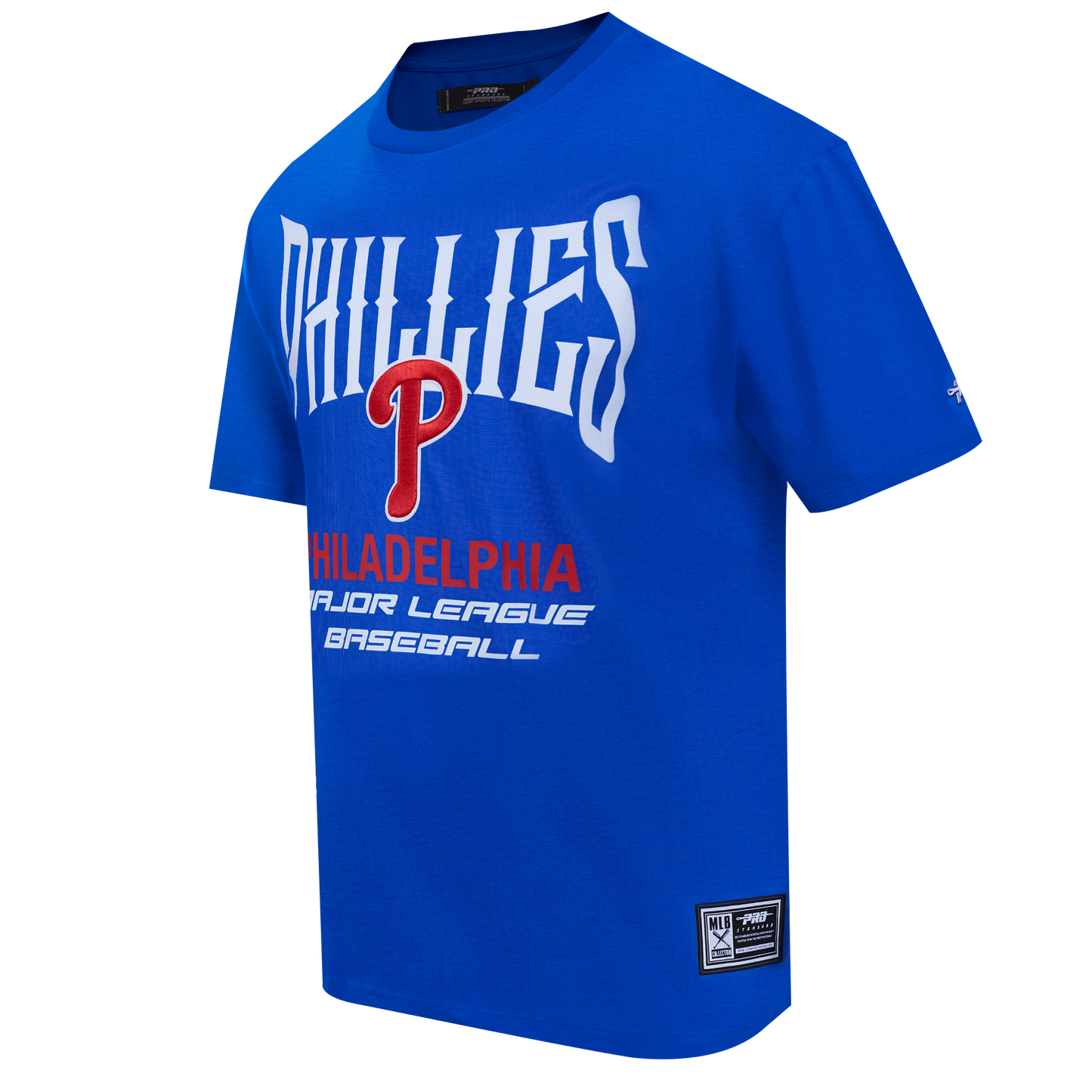 MLB PHILADELPHIA PHILLIES CITY TOUR 2.0 MEN'S COTTON JERSEY DROP SHOULDER TOP (ROYAL BLUE)
