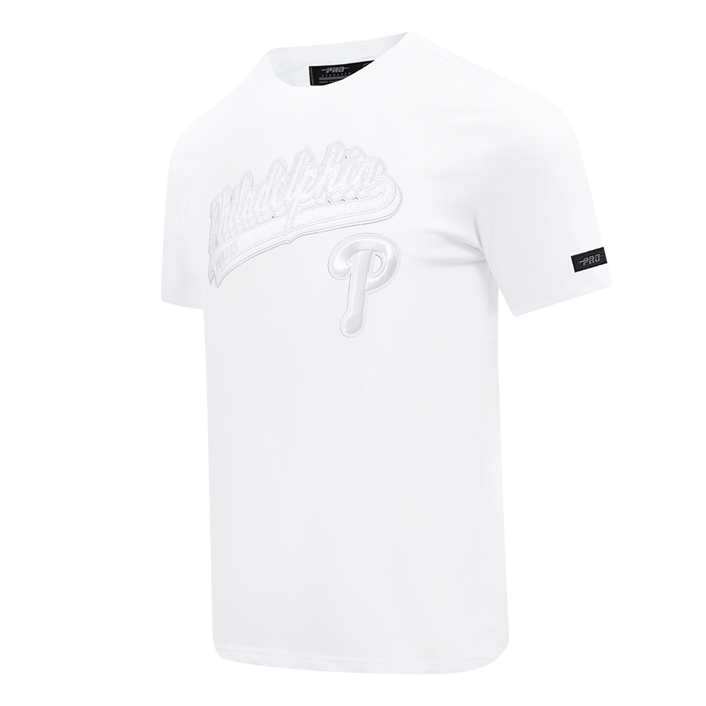 MLB PHILADELPHIA PHILLIES WHITE OUT MEN'S SINGLE JERSEY TOP (WHITE)