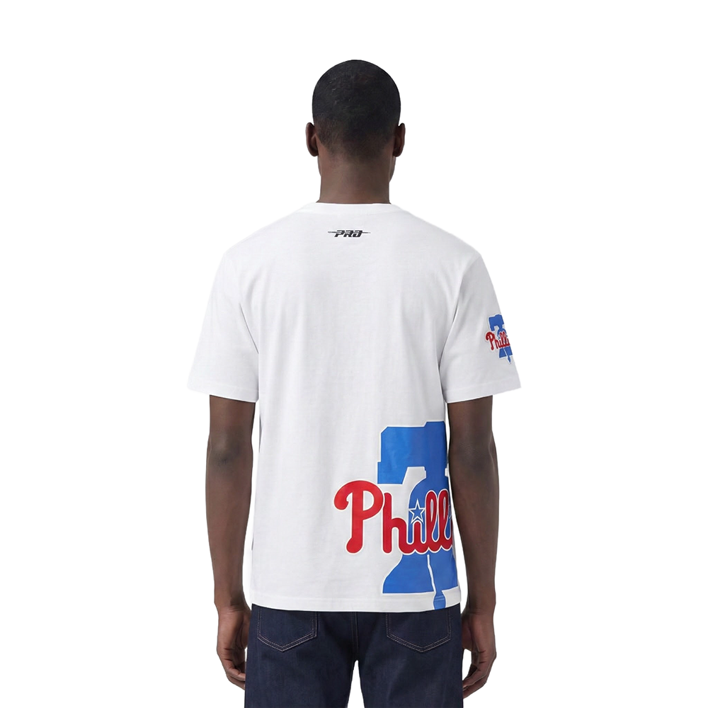 MLB PHILADELPHIA PHILLIES LIVING LARGE MEN'S CJ DROP SHOULDER TOP (WHITE)