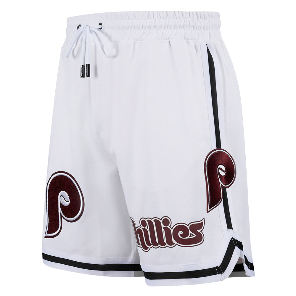 MLB PHILADELPHIA PHILLIES CLASSIC CHENILLE MEN S SHORT WHITE Pro Standard