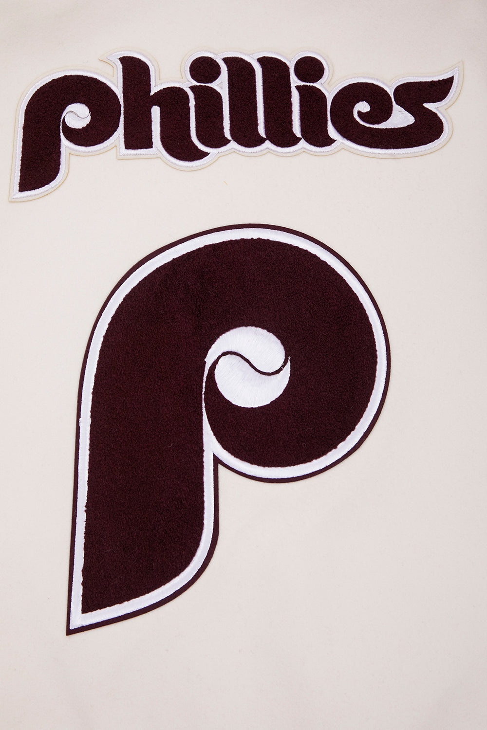 Pro Standard Philadelphia Phillies Retro Logo Varsity Jacket (Wine/White) -  ShopperBoard