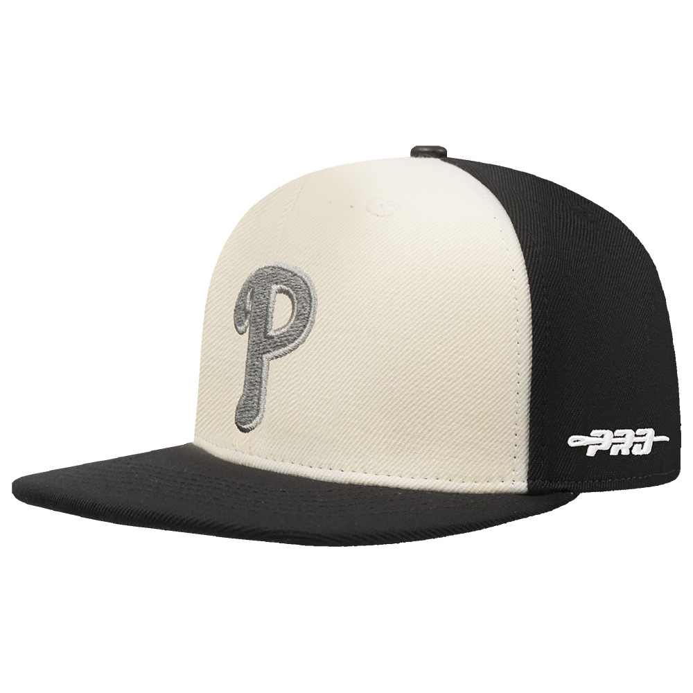 MLB PHILADELPHIA PHILLIES REVERSE FRENCH TERRY WOOL BLEND PRO SI (EGGSHELL/ BLACK)