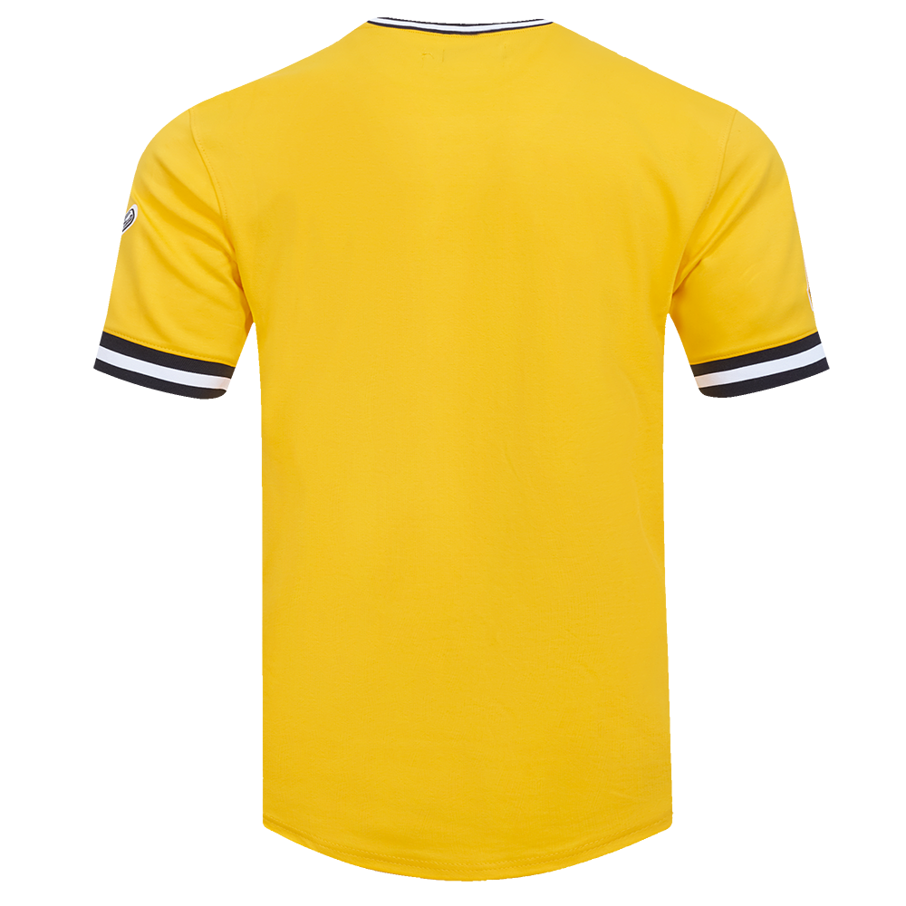 MLB PITTSBURGH PIRATES CLASSIC MEN'S CHENILLE DK TEE (YELLOW)