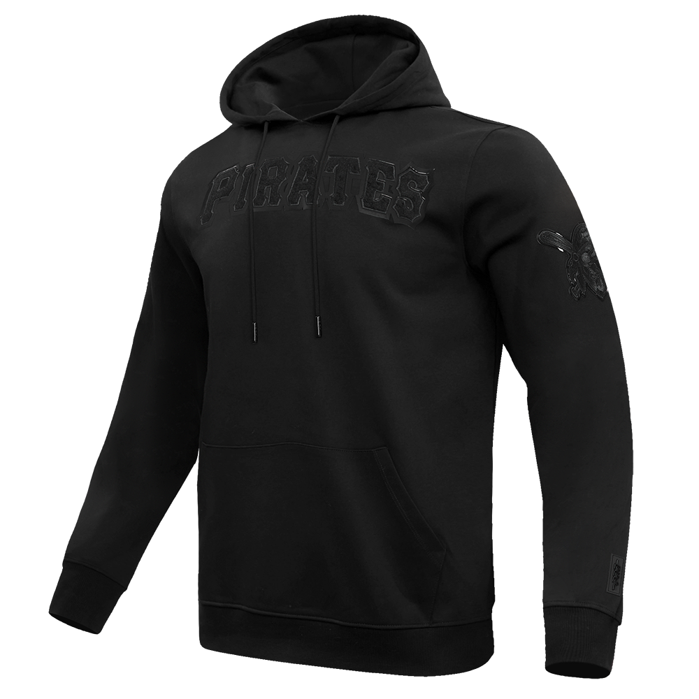 MLB PITTSBURGH PIRATES TRIPLE BLACK LOGO HOODY (TRIPLE BLACK)