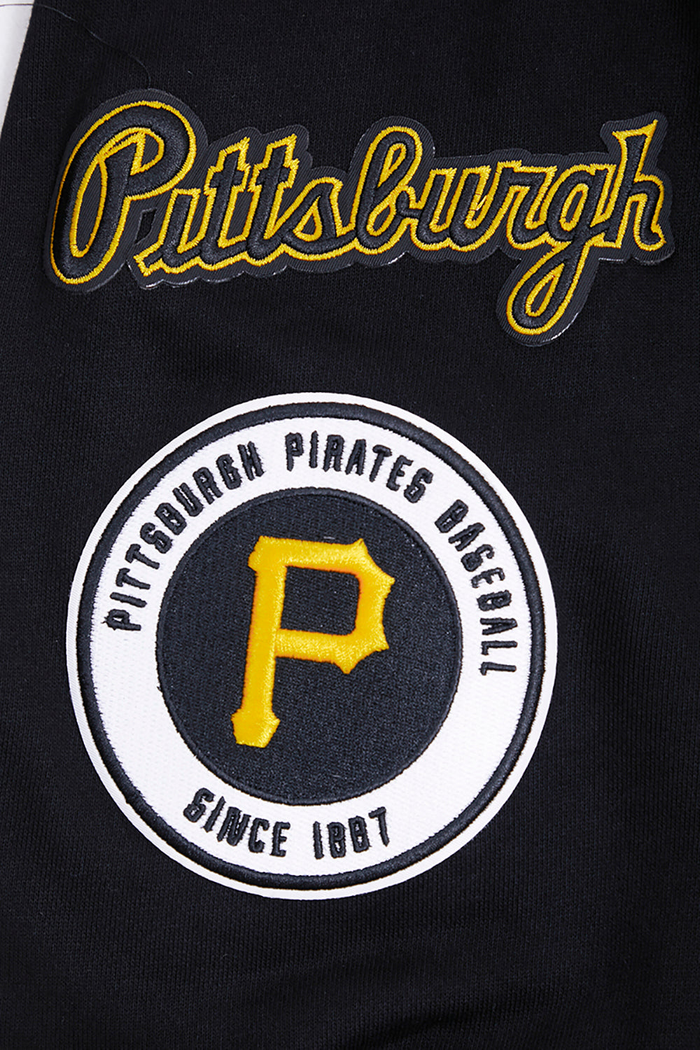 Pro Standard Mens MLB Pittsburgh Pirates Mash Up Logo Hoodie LPP533461-BLK Black XL