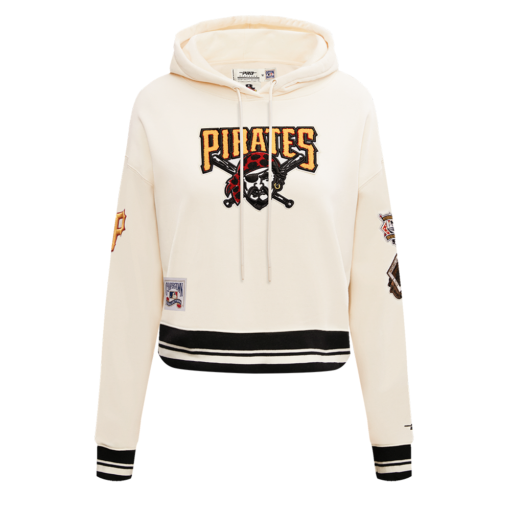 Pittsburgh Pirates '47 Lacer Pullover Hoodie - Black