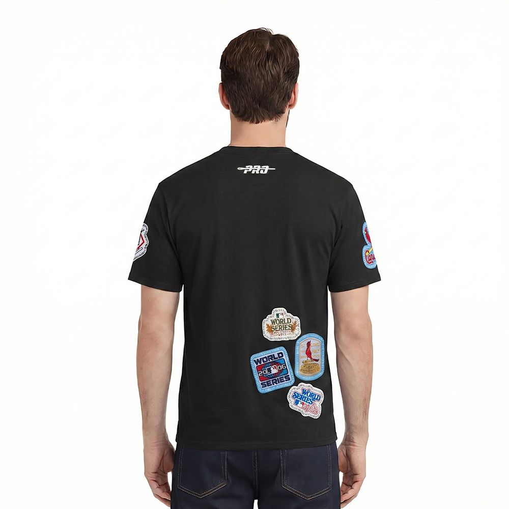 MLB ST. LOUIS CARDINALS DIY PICK STITCH MEN'S SINGLE JERSEY TOP (BLACK)