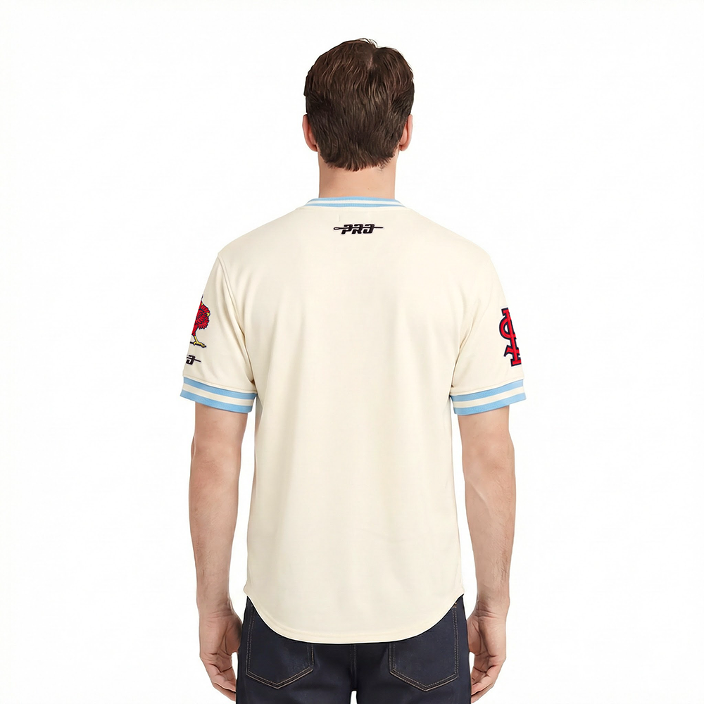 MLB ST. LOUIS CARDINALS RETRO CLASSICS MEN'S DK TOP (EGGSHELL/ UNIVERSITY BLUE)