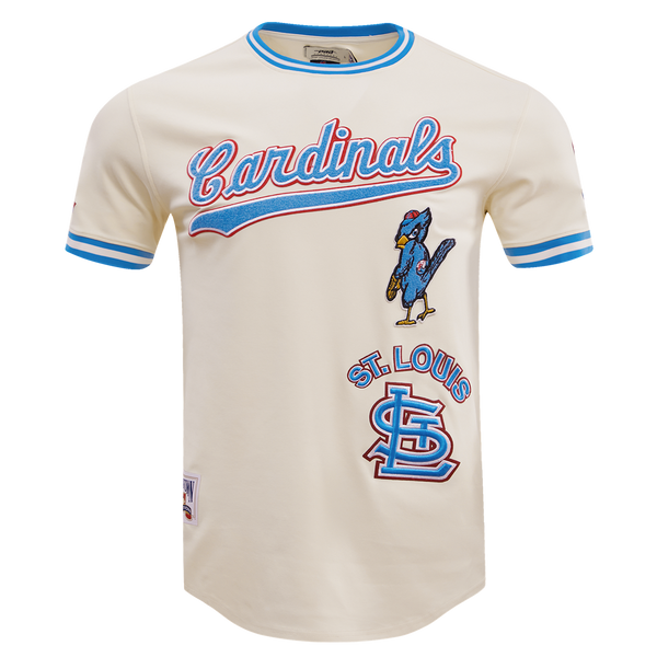 st louis cardinals dress shirt Men's Pro Standard Cream St. Louis Cardinals Retro Classic T-Shirt Size: Small