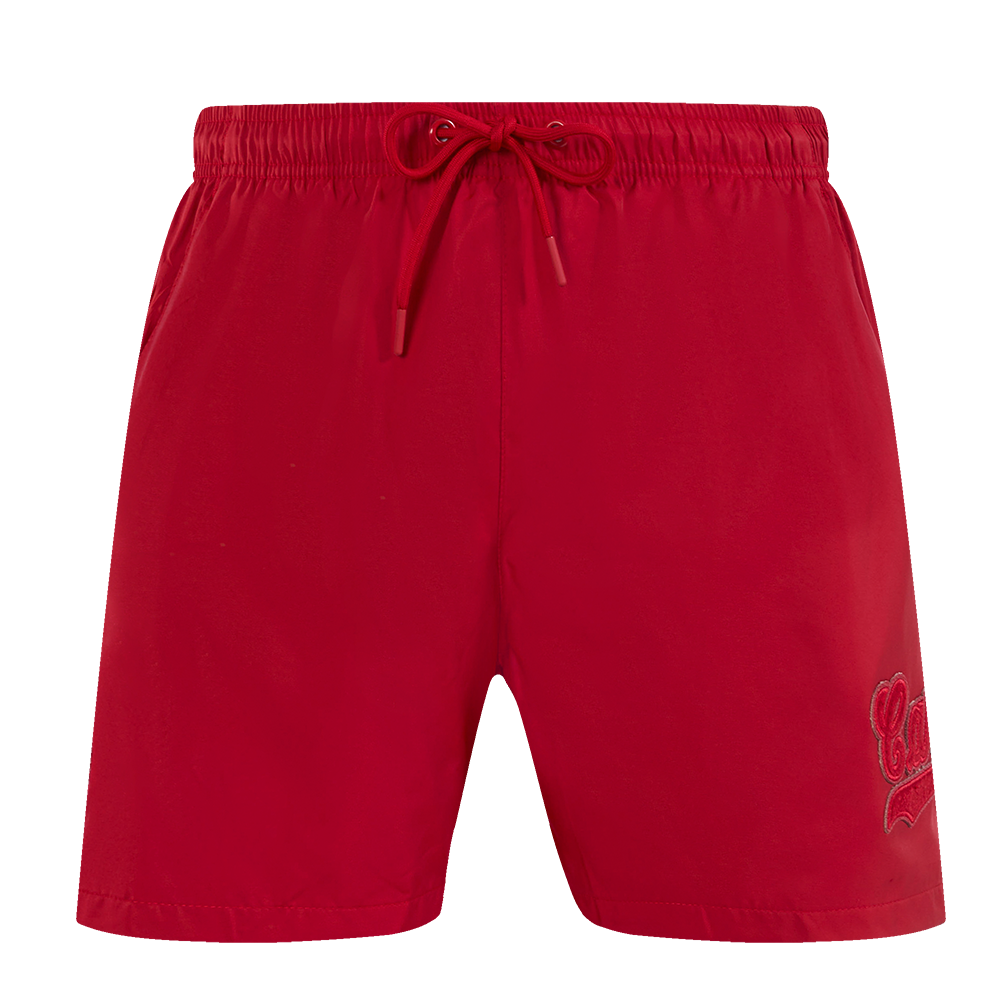 MLB ST. LOUIS CARDINALS TRIPLE TONAL WOVEN SHORT (RED)