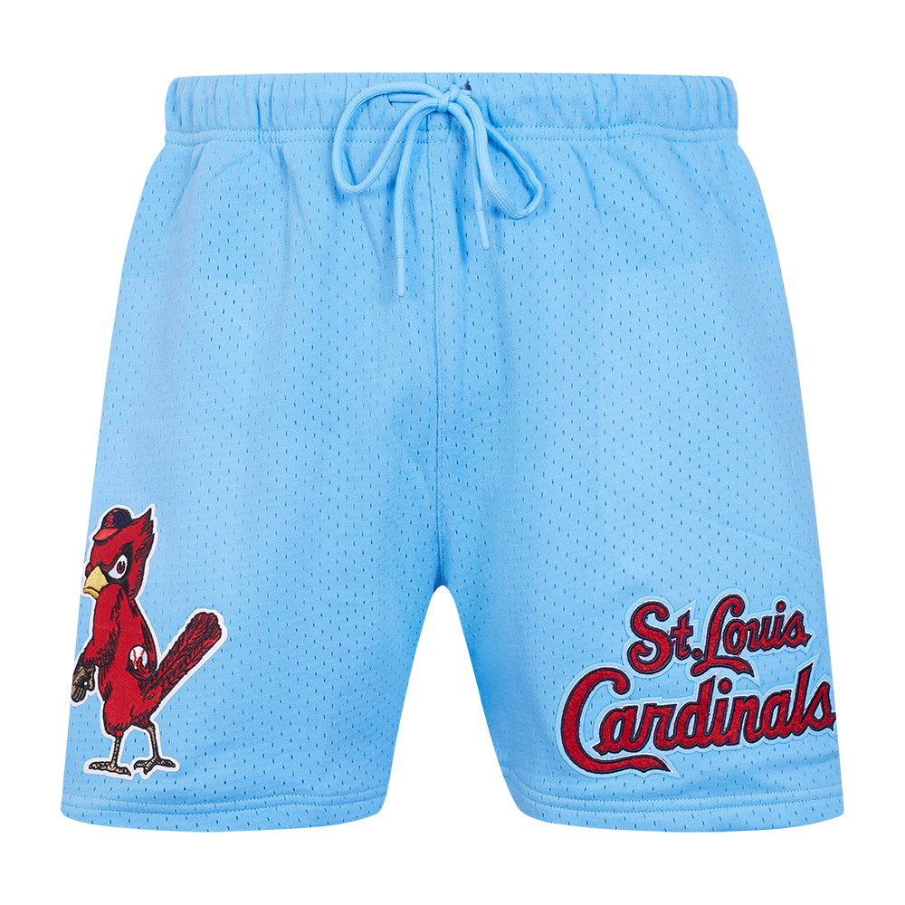 MLB ST. LOUIS CARDINALS SOUVENIR MEN'S MESH SHORT (UNIVERSITY BLUE)