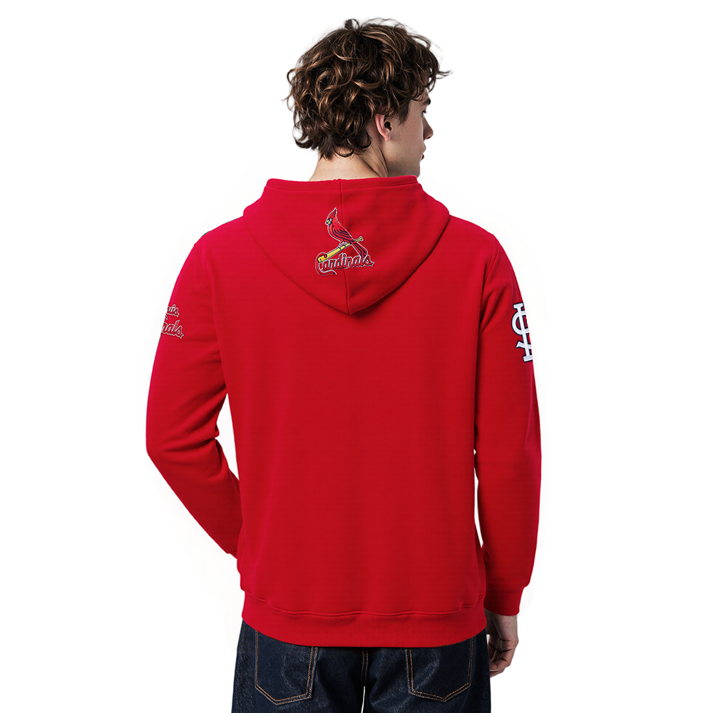 MLB ST. LOUIS CARDINALS CITY ARCH MEN'S FLC PO HOODIE (RED)