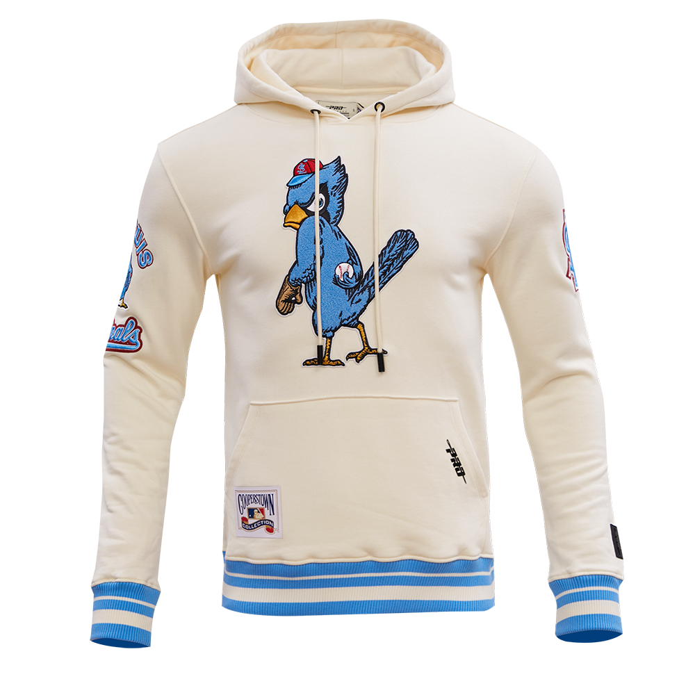 MLB ST. LOUIS CARDINALS RETRO CLASSIC MEN S PO HOODIE EGGSHELL UNIVER Pro Standard