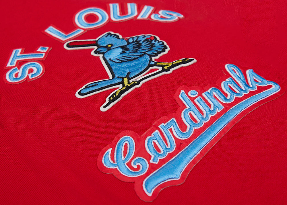 Women's Fanatics Branded Red/Navy St. Louis Cardinals Iconic Raglan Full-Zip Hoodie