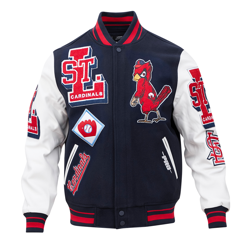 MLB ST. LOUIS CARDINALS RETRO MASHUP MEN'S RIB WOOL VARSITY JACKET (MI ...