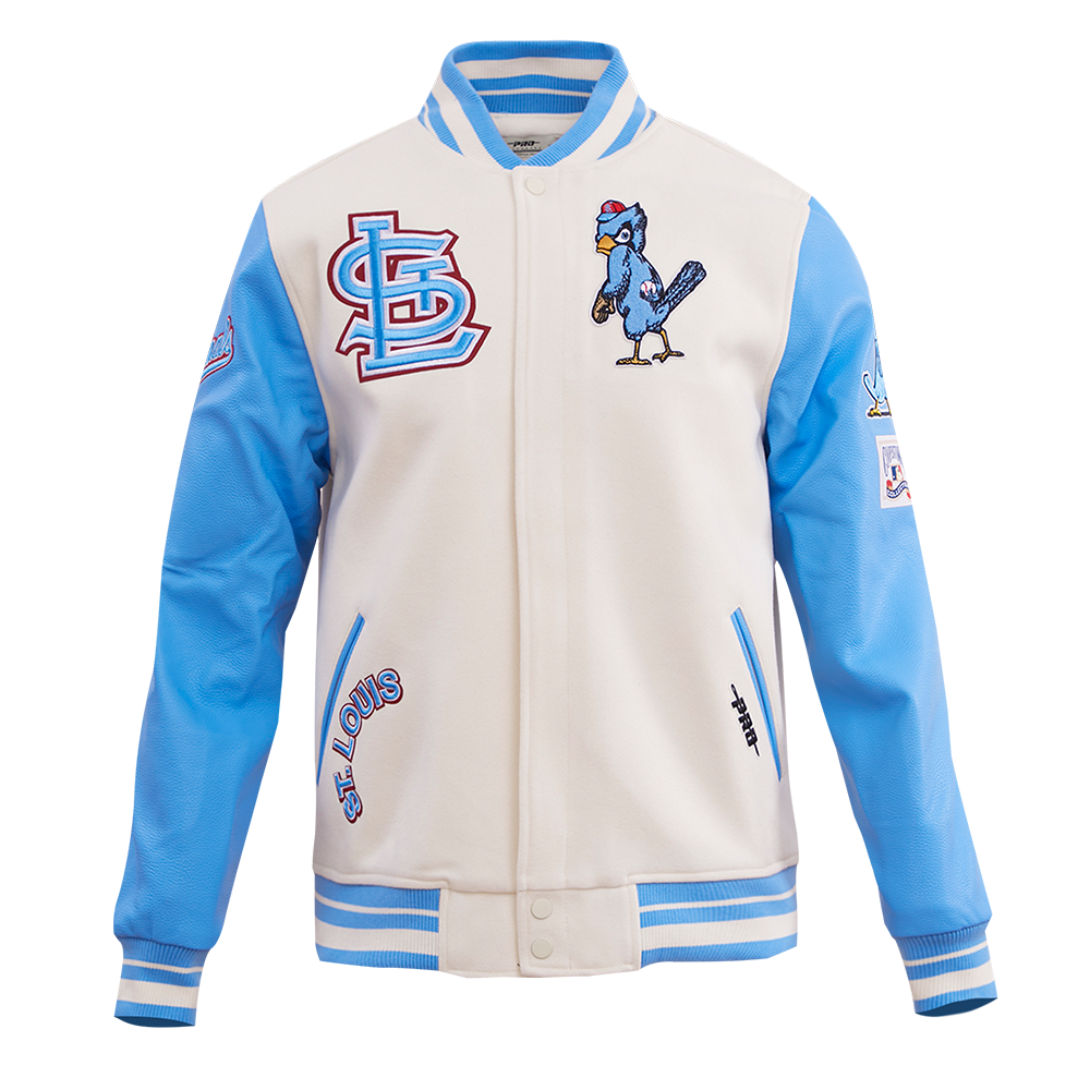 Varsity Brooklyn Dodgers Blue And White Jacket, Universal Jacket