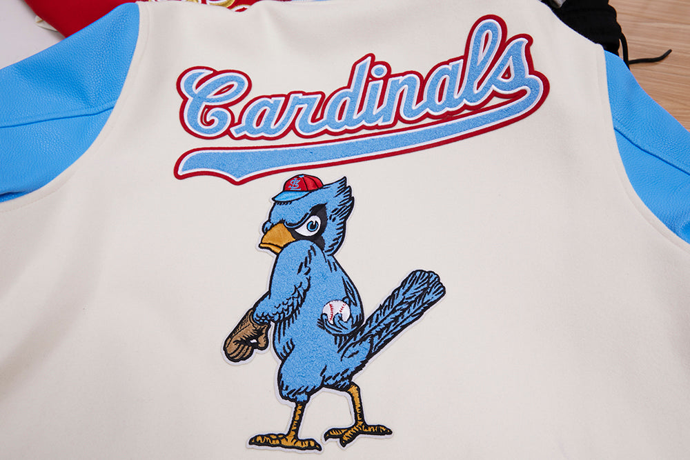 Retro St. Louis Cardinals Promo Blue Pullover MLB Baseball Jersey  Embroidered XL