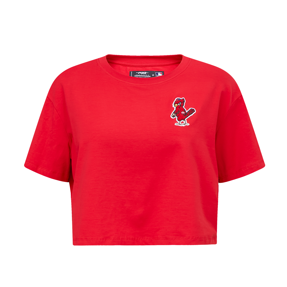 MLB ST LOUIS CARDINALS CLASSIC WOMEN S BOXY TOP RED Pro Standard Mlb st louis cardinals classic women s boxy top red pro standard