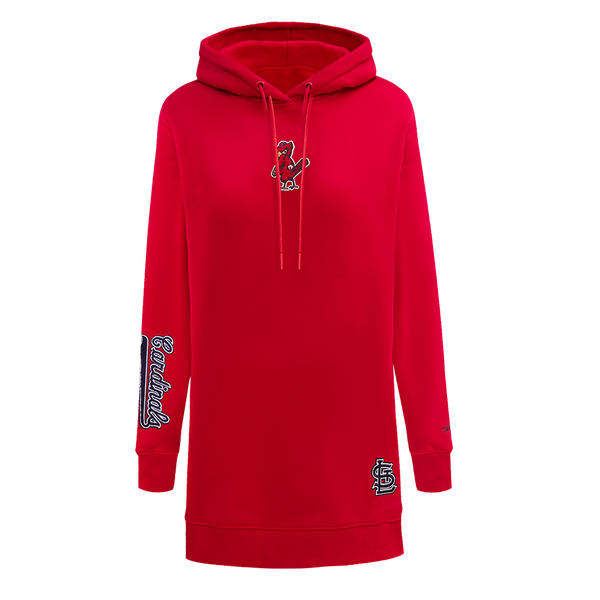 ST. LOUIS CARDINALS CLASSIC FLC PO HOODIE DRESS (RED) – Pro Standard