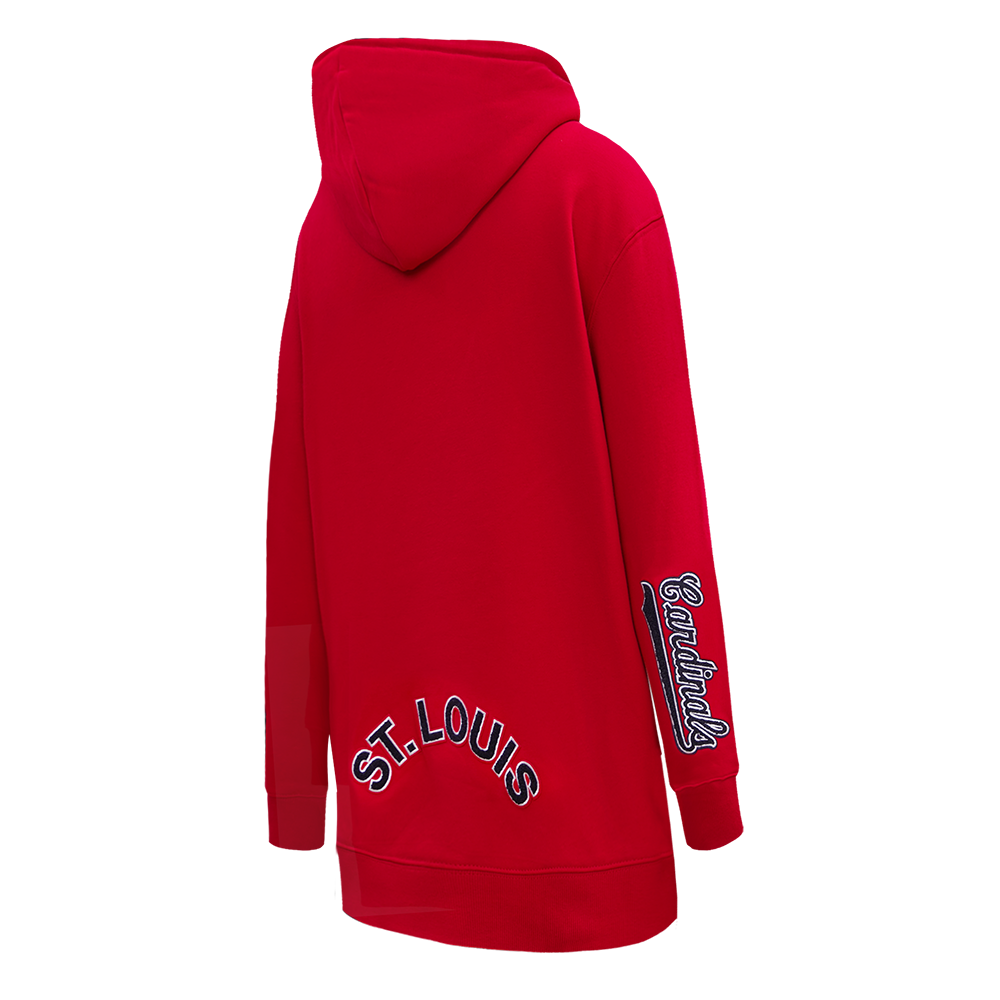 ST. LOUIS CARDINALS CLASSIC FLC PO HOODIE DRESS (RED) – Pro Standard