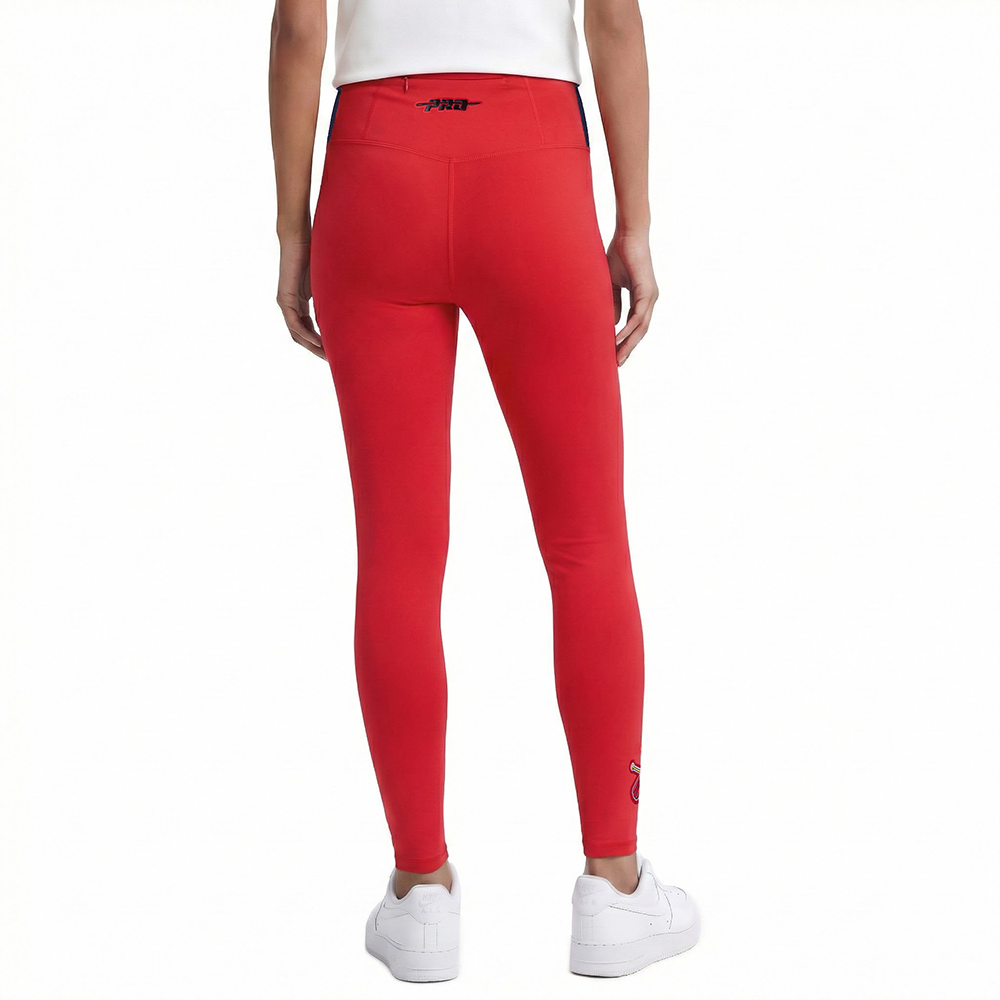 MLB ST. LOUIS CARDINALS CLASSIC CHENILLE WOMEN'S HW JERSEY LEGGING (RED)