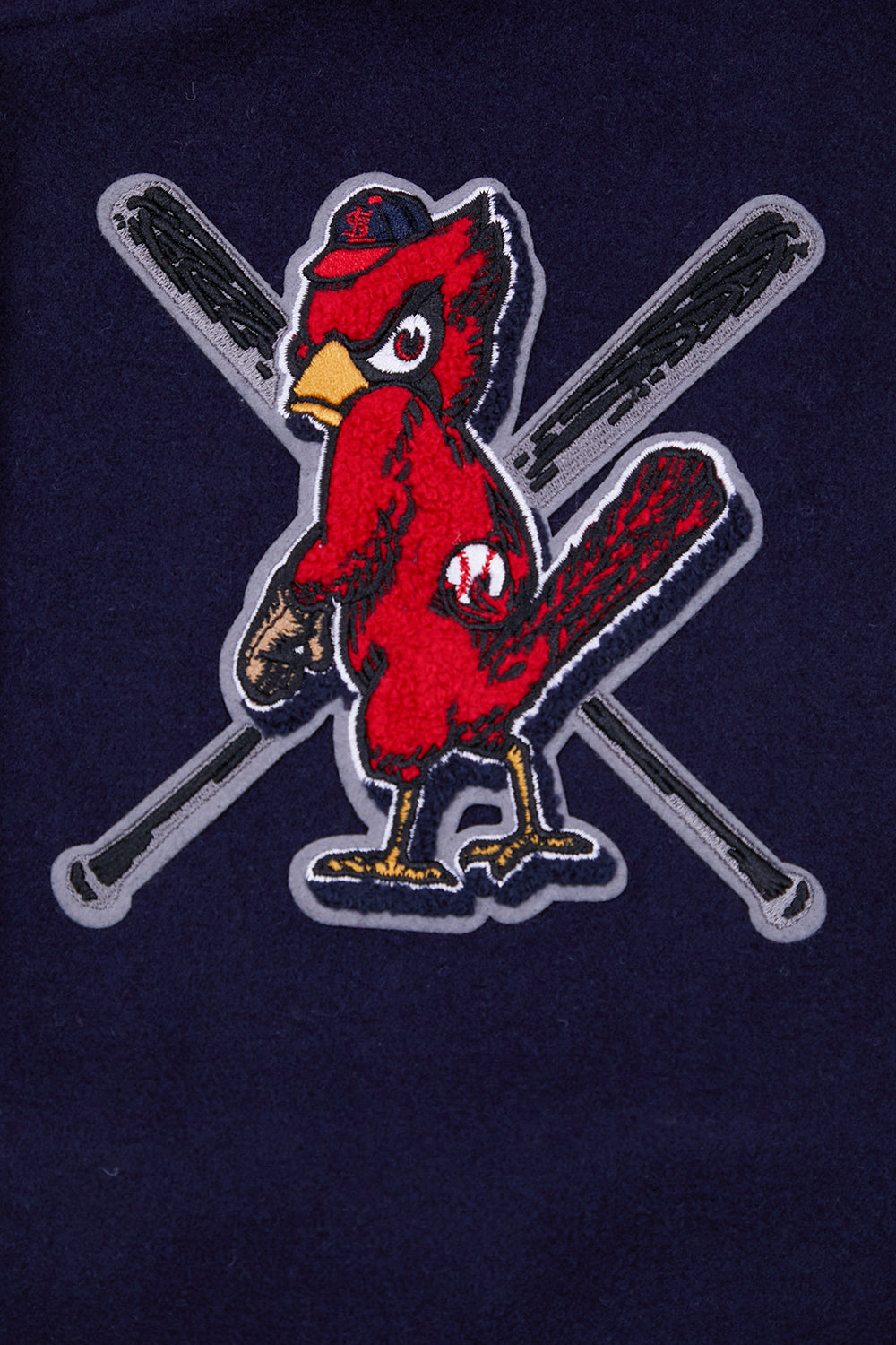 Red St. Louis Cardinals Pro Standard Mashup Logo Wool Varsity