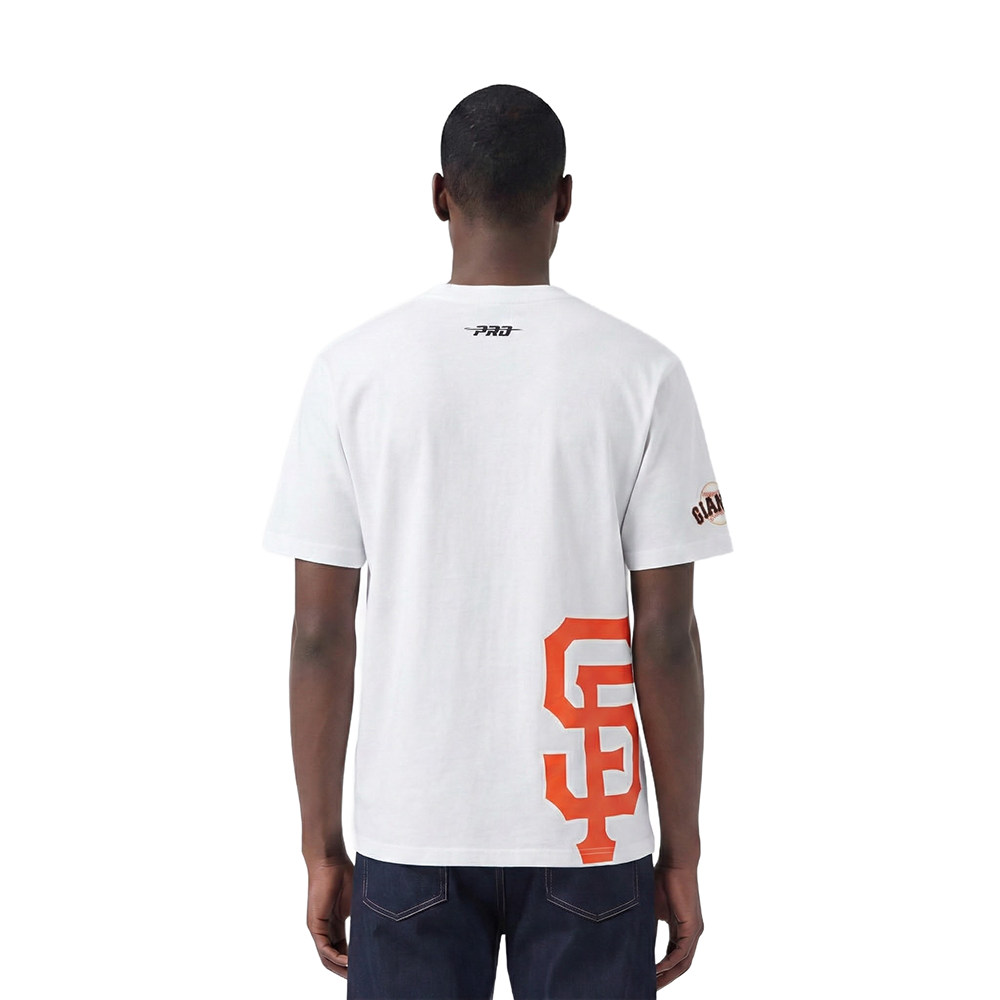 MLB SAN FRANCISCO GIANTS LIVING LARGE MEN'S CJ DROP SHOULDER TOP (WHITE)