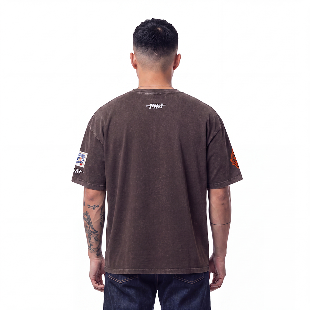 MLB SAN FRANCISCO GIANTS FIRST TEAM MEN'S S/S TOP (WASHED BROWN)