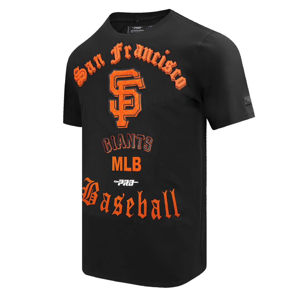 MLB SAN FRANCISCO GIANTS OLD ENGLISH MEN'S TOP (BLACK)