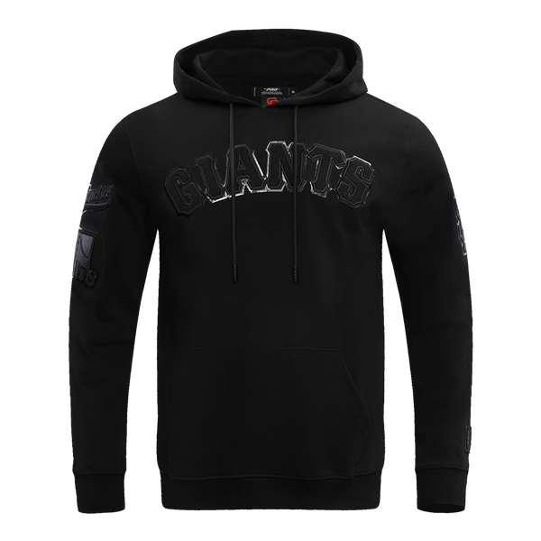 SAN FRANCISCO 49ERS TRIPLE BLACK LOGO HOODIE (TRIPLE BLACK) – Pro