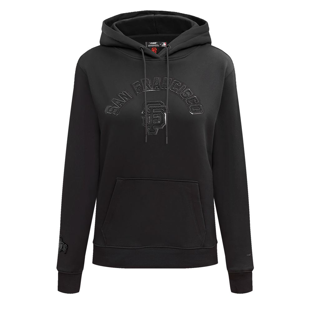 MLB SAN FRANCISCO GIANTS TRIPLE BLACK WOMEN'S PO HOODIE (TRIPLE BLACK ...