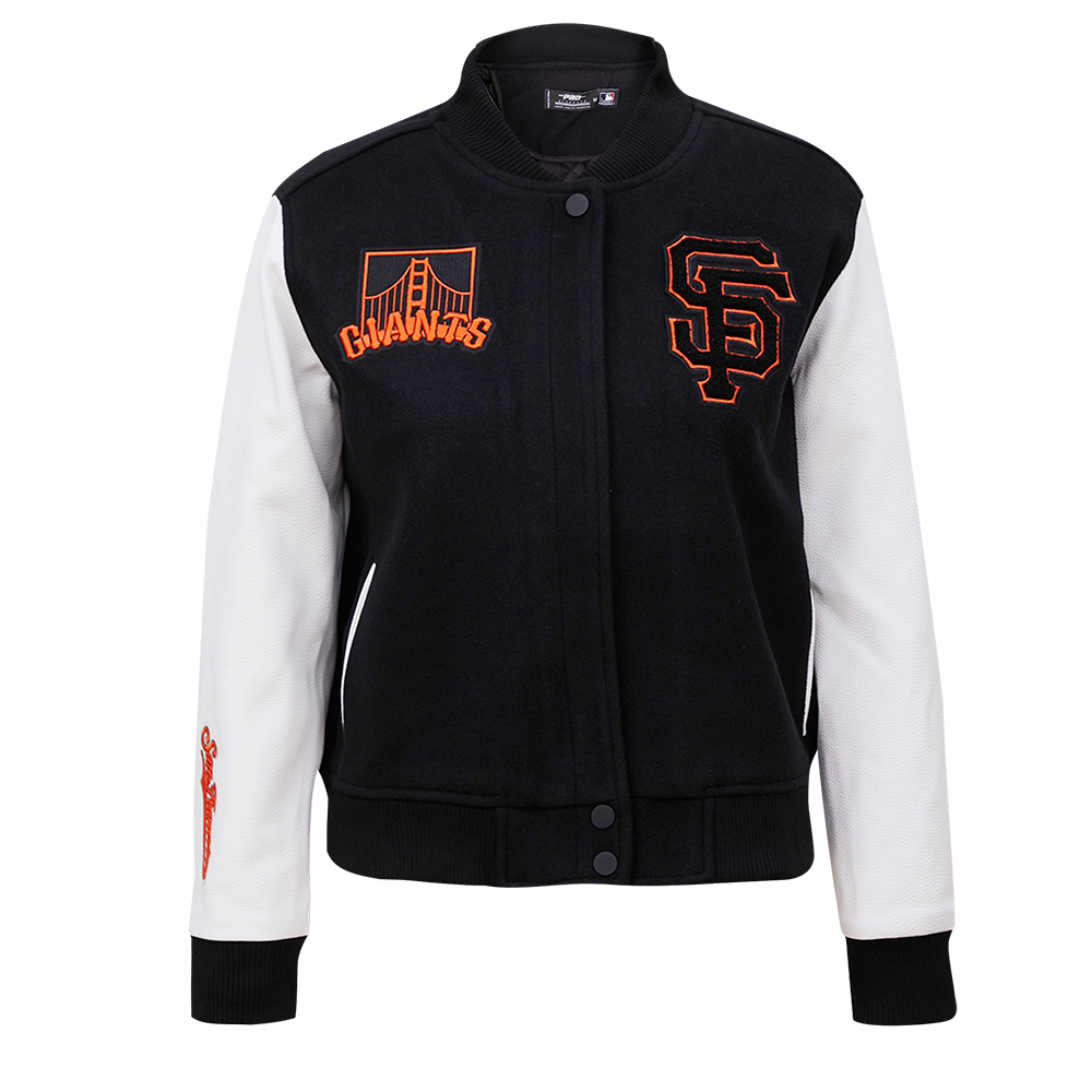 San Francisco Giants Jacket Vintage Wool Leather Varsity Coat Made